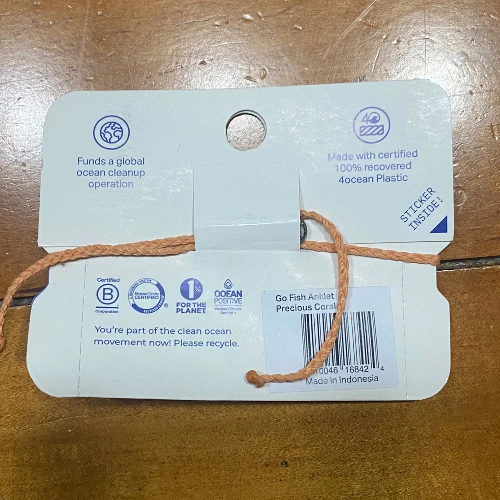 4Ocean Anklet. Funds a global cleanup operation. NWT - Picture 2 of 2